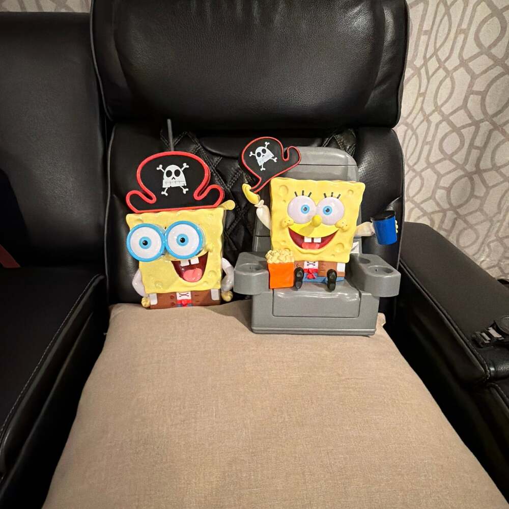 SpongeBob SquarePants Movie Pirate Popcorn Bucket and Soda Cup Set